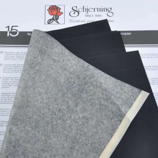 Carbone Graphite noir shjerning - lot de 15 Feuilles A4