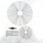 Cercle Diviseur sur transparent plastifié d’une dimension de 21 cms x 29,7 cms, deux cercles de tailles différentes imprimés sur ce transparent.