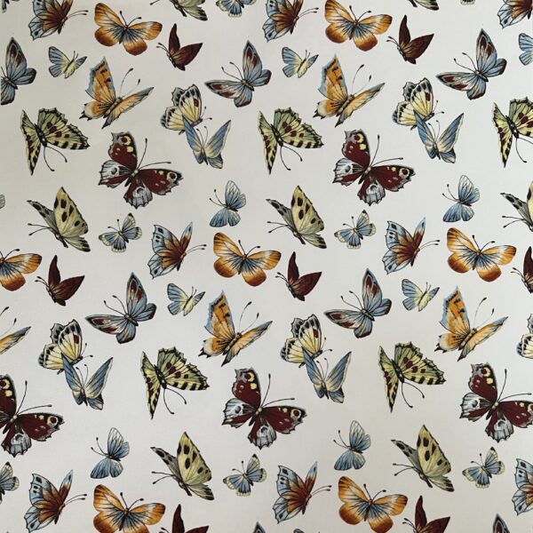 La Décalcomanie Chintz Papillons multi-couleurs 22 x 23,5 cms vous permet de décorer vos porcelaines et donne un rendu exceptionnel. sur chaque planche vous avez environ plus de 50 papillons de tailles différentes de 18mm x 12 mm à 35 mm x 30 mm