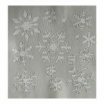 Le Pochoir en silicone Flocons de neige  est un nouveau produit qui servira à décorer vos mugs, assiettes, cache-pots... dimensions : pochoir  19 x 19 cm La taille des motifs flocons de neige : 7 x 7,5 cm à 3 x 3 cm - nombre de flocons différents : 14