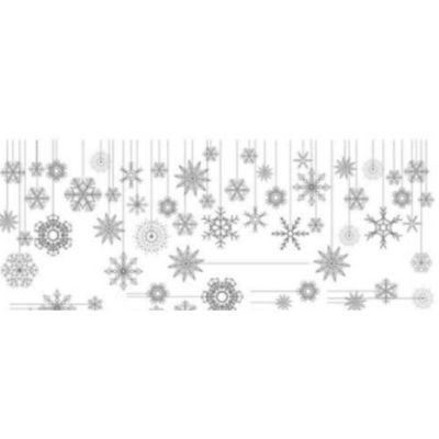 la Décalcomanie guirlandes de flocons de neige platine, est  vendu en format 22,5 cm x 23,5 cm, et vous permet de décorer vos porcelaines et donne un rendu exceptionnel pour décorer avec les enfants en préparant noël ou pour créer de jolies fantaisies en fond ou bijoux,