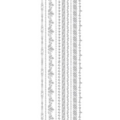 la Décalcomanie frises, bordures relief, est  vendu en format 10,5 cm x 29 cm, et vous permet de décorer vos porcelaines et donne un rendu exceptionnel pour décorer avec les enfants en préparant noël ou pour créer de jolies fantaisies en fond ou bijoux,