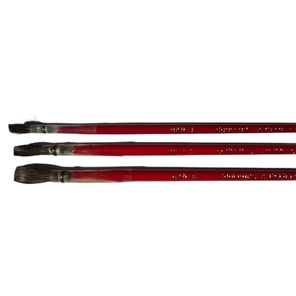 Pinceau à Bandes Couleurs & Reliefs – BAN8 diamètre 5,1 mm Longueur 16 mm Découvrez le BAN8, issu de la nouvelle gamme de pinceaux Couleurs & Reliefs, spécialement conçue pour la réalisation de filets à Bandes précis et réguliers.
