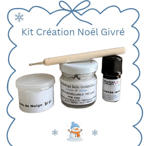 Nouveau ! Kit Création Noël Givré ❄️✨ Donnez à vos décors de Noël un véritable air de fête ! Avec le Kit Création Noël Givré, créez facilement de magnifiques effets de neige, de givre et de scintillement pour personnaliser vos décorations de Noël. Flocons délicats, manteau neigeux, reliefs en points ou en fils… laissez libre cours à votre créativité pour réaliser des décors féériques, lumineux et enneigés.